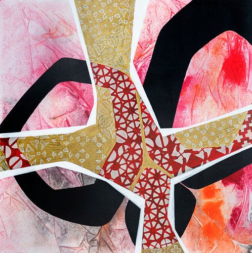 Beweging Verbinding - abstracte schilderkunst