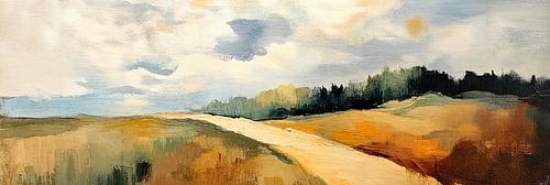 Abstrakte Landschaft | Himmel mischen