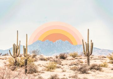 Zonsopgang Arizona van Kathrin Pienaar