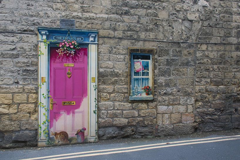 Das "Cottage 05" Wandgemälde von Frank's Awesome Travels