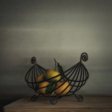 stilleven mandarijnen van Bianca van Soest