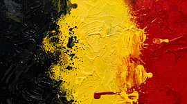 Flagge Belgiens von HUGO