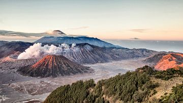 Vulkaan de Bromo - Indonesie van Dries van Assen