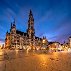 Marienplatz München van Achim Thomae Photography