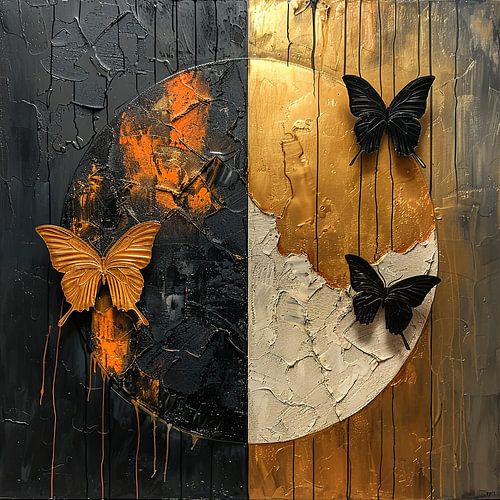 Art abstrait d'automne