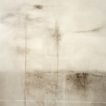 Wabi-sabi abstract en minimalistisch van Carla Van Iersel