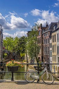 UTRECHT Oudegracht avec vue vers le sud sur Melanie Viola