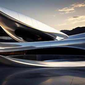 Moderne architectuur met vormen van Mustafa Kurnaz