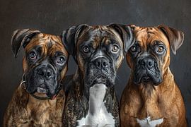 les chiens dans et autour de la maison sur Egon Zitter