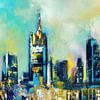 Frankfurt Skyline van Maria Kitano
