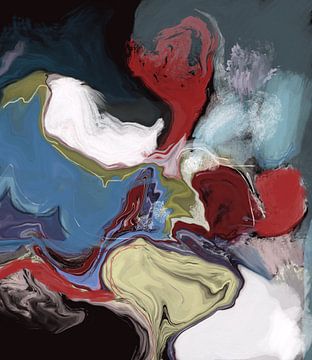 Vind jezelf opnieuw uit - tijdloze moderne kracht abstractie van Susanna Schorr