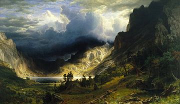 Storm in de Rocky Mountains, Mt. Rosalie, Albert Bierstadt