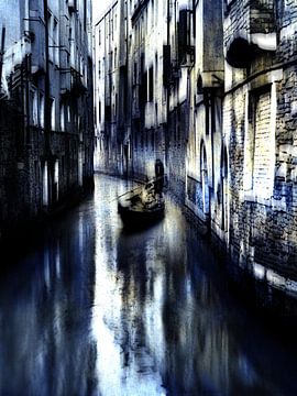 Venice Blues van Fotografie & Digital Art von Margit Lisa Roeder