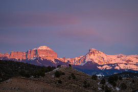 Alpine Glow in the Rocky Mountains by Wieke Eefting