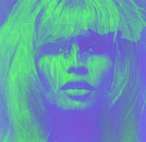 Brigitte Bardot Love Pop Art - 24 Colours - Jeu de vert fluo