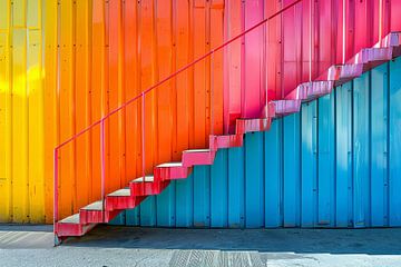 Treppen in oder um das Haus oder die Gebäude von Egon Zitter