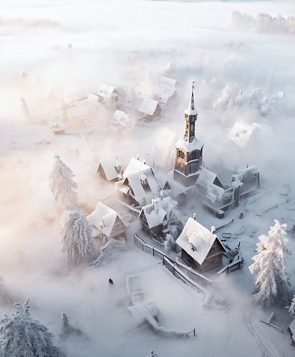 Paysage hivernal
