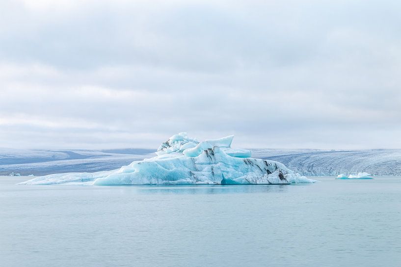 Eisberg-Gletscher Island von Mark den Boer