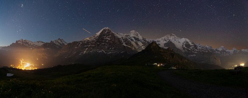 Sternenhimmel über dem Berner Oberland von Martin Steiner