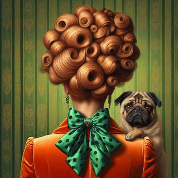 Lady and Pug van J.O. Han