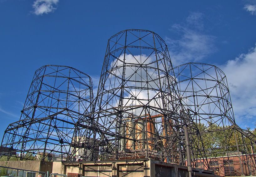 Stalen ribben van koeltorens van Edgar Schermaul