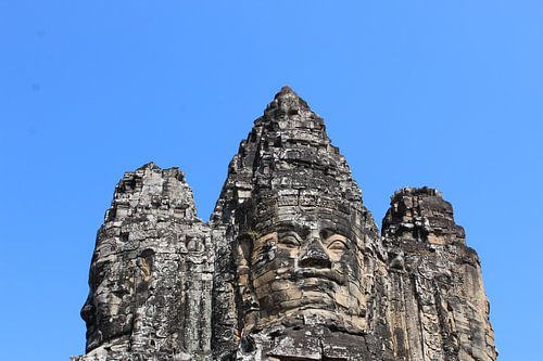Ankor Bayon heads