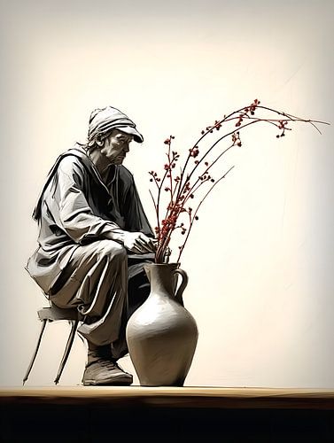 stille kunst en vaas