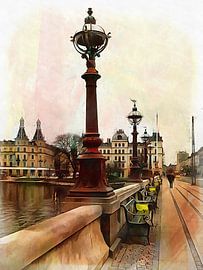 Dronning Louises Bro Bridge Copenhagen 2 by Dorothy Berry-Lound