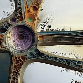 Abstracte natuur van Ton Kuijpers