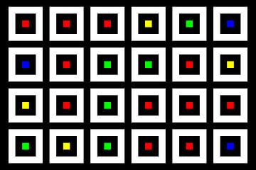 Nested | Center | 06x04 | N=02 | Random #05 | RGBY van Gerhard Haberern
