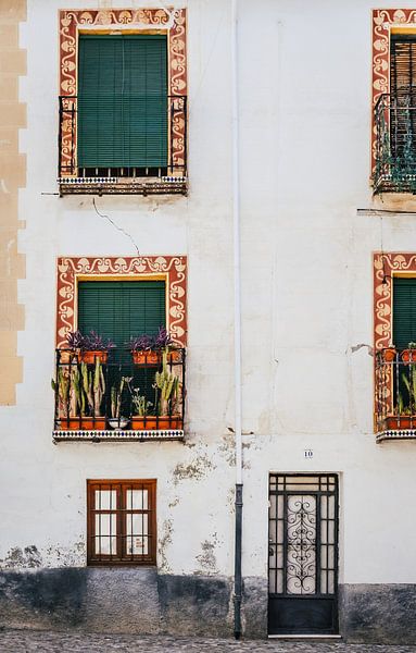 Andalusian facade, window &amp; balcony in Granada by AIM52 Shop