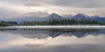 Lake Hopfensee on an early October morning