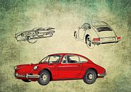 Red Porsche 911 by Rens  Hendriks thumbnail
