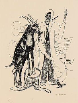 Max Beckmann - The Goat (1946) by Peter Balan