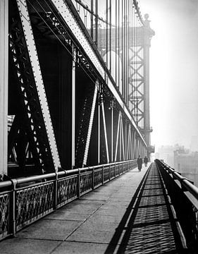 Manhattan Bridge, 1936 van Christian Müringer