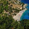 Apella Beach, een paradijselijk strand op het Griekse eiland Karpathos van Laura V
