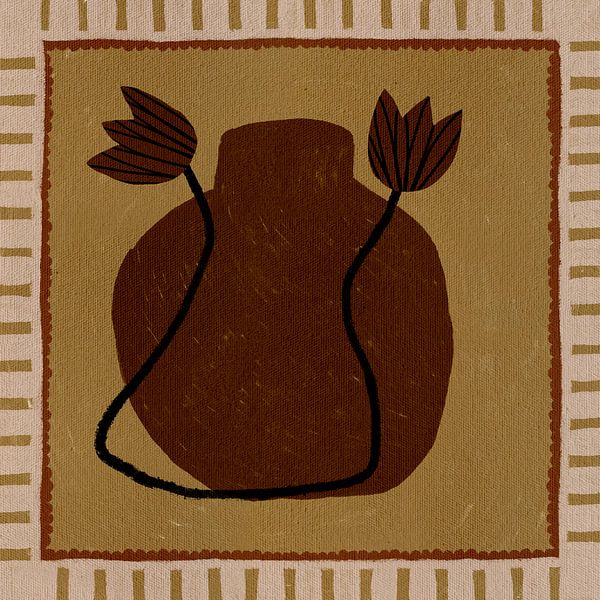 Aus der Vase blüht 2 von Shatha Al Dafai
