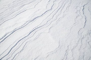 Abstracte laagjes sneeuw von Michèle Huge