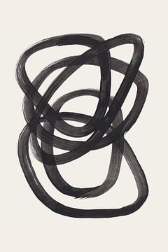 Black Ink Spirals by Ejaaz Haniff