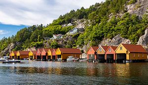 Bootshäuser in Südnorwegen