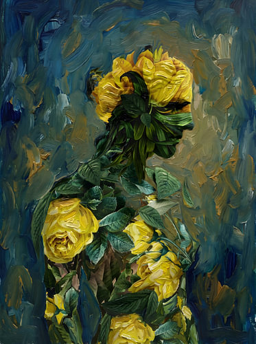 Yellow Rose Woman