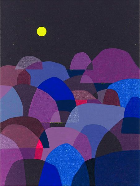 Mountain night by Art by Ilona Bal