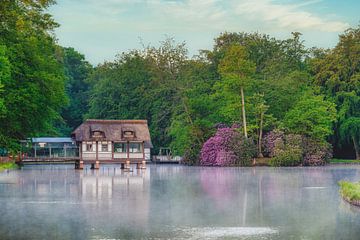 Boothuisje in park van Brasschaat