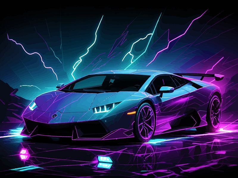 Lamborghini Neon 4 van MIROKKU
