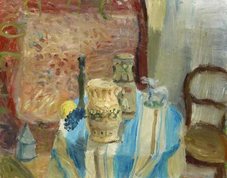 Stilleben mit Zitrone und Traube, Walter Kurt Wiemken von Meisterhafte Meister