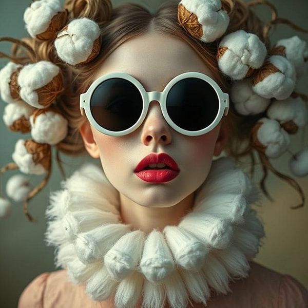 A portrait of a modern girl wads of time. by J.a Dijkstra