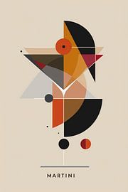 Abstrakte Martini-Geometrie von Mosaic Dialogue