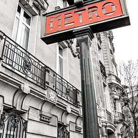 Metro bord Parijs, Frankrijk - Reisfotografie van Dana Schoenmaker