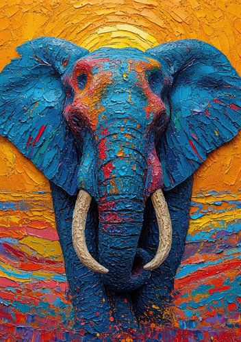 Olifant Pop Art
