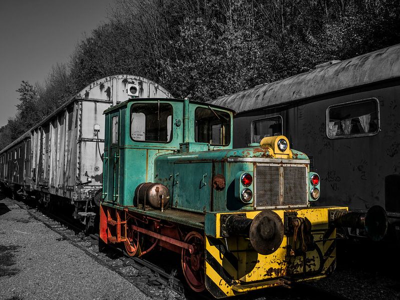 Verlaten trein van Helga fotosvanhelga
